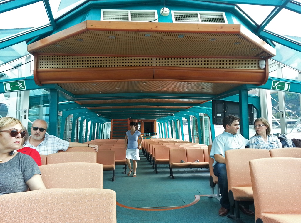 Inside Tour Boat